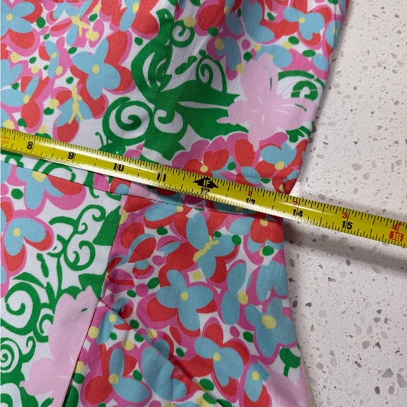 Lilly Pulitzer Strapless Dress in Pink and Green Floral - Picture 5 of 11